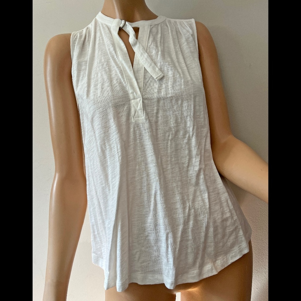 Anthropologie Akemi + Kim sleeveless top off white XS